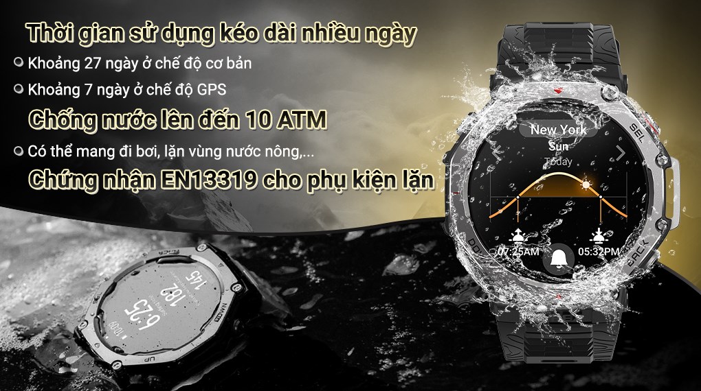 Amazfit T-Rex 3 47.1mm dây silicone