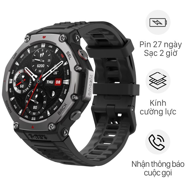 Đồng Hồ Thông Minh Amazfit T - Rex 3 48.5Mm