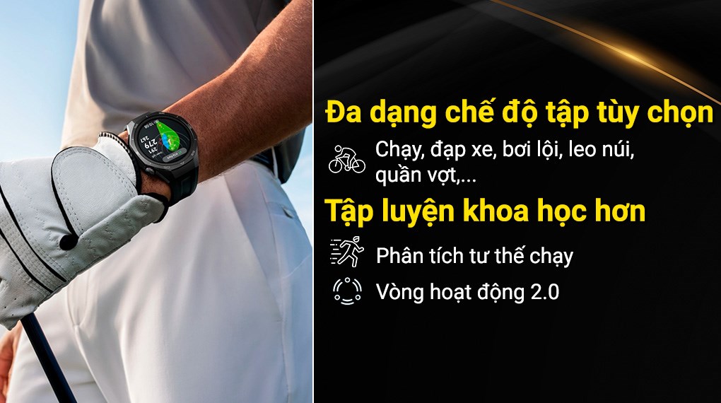 Huawei Watch GT 5 Pro 46mm viền Titanium dây cao su