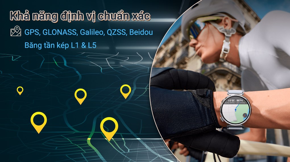 Huawei Watch GT 5 41mm viền thép dây da