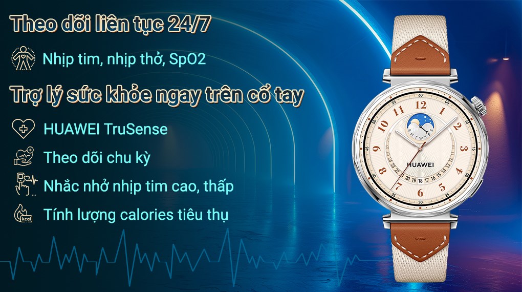 Huawei Watch GT 5 41mm viền thép dây Woven