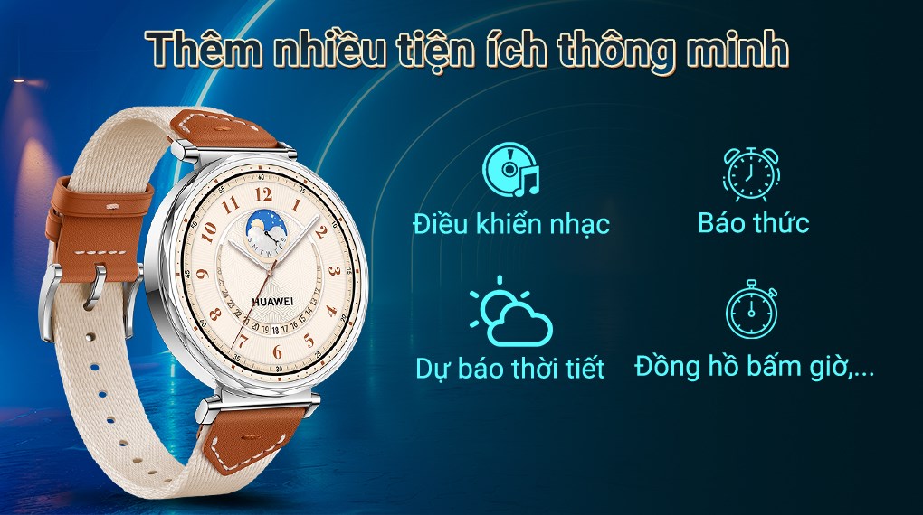 Huawei Watch GT 5 41mm viền thép dây Woven