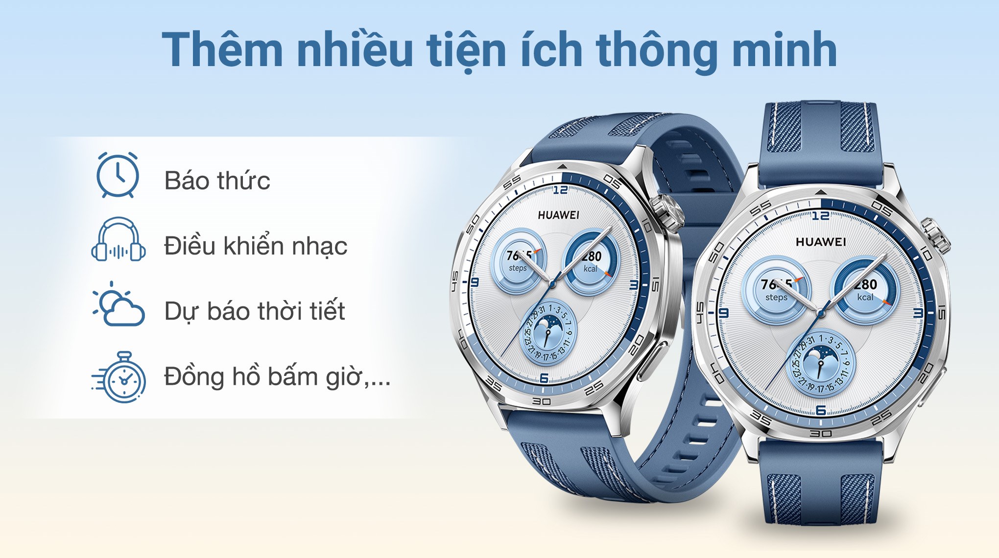 Huawei Watch GT 5 46mm viền thép dây Woven