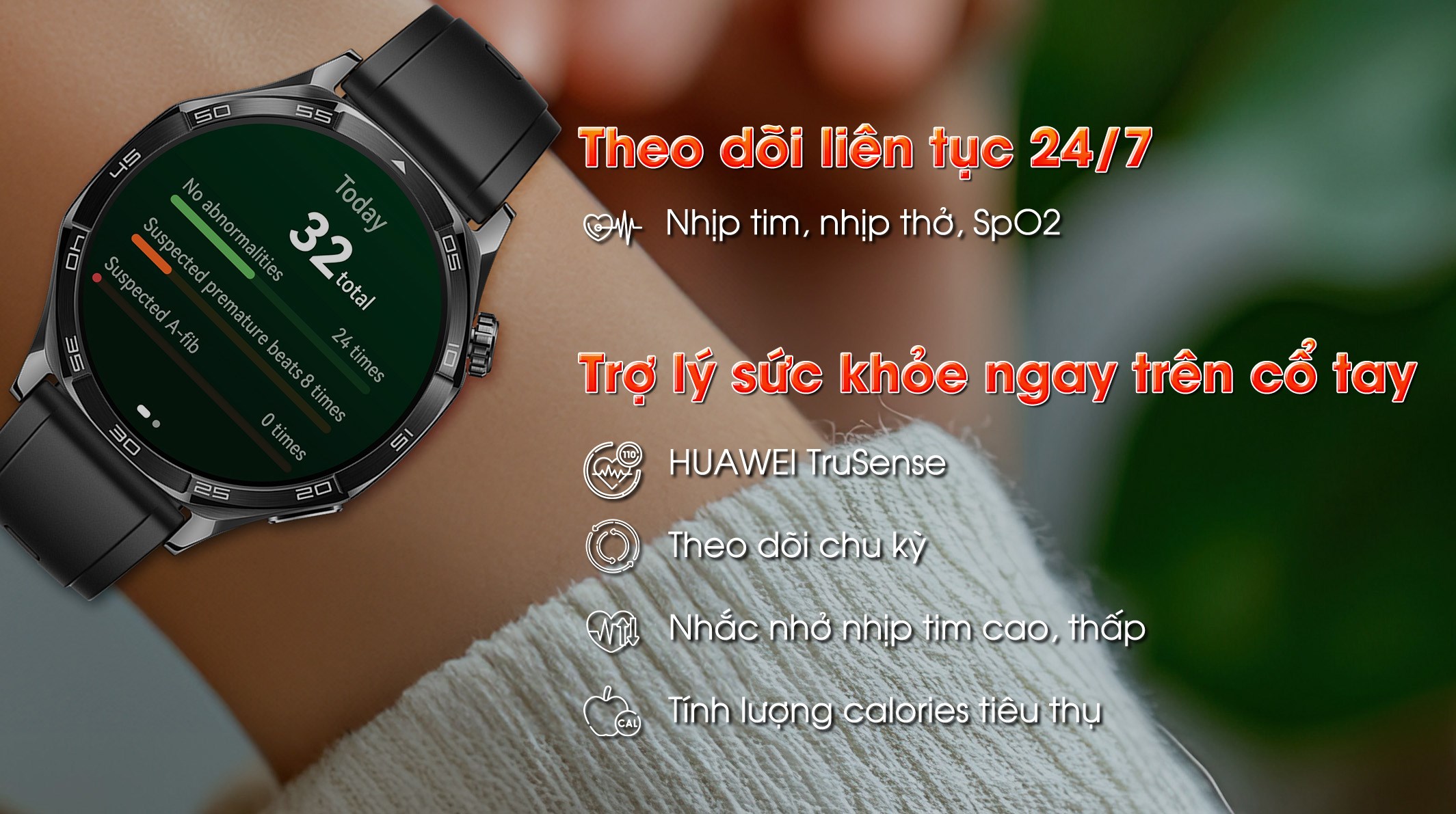 Huawei Watch GT 5 46mm viền thép dây cao su