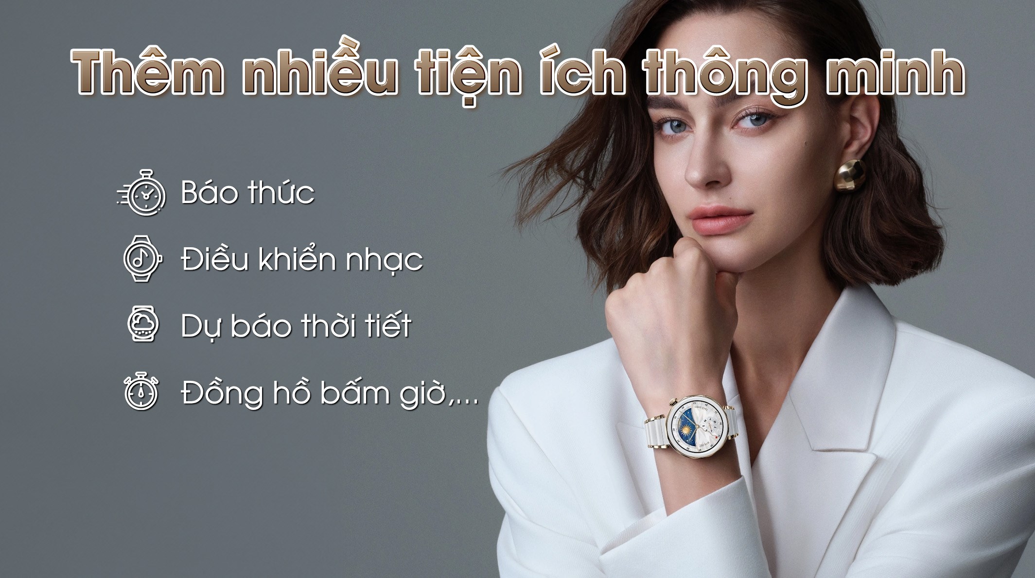 Huawei Watch GT 5 Pro 42mm viền gốm dây cao su