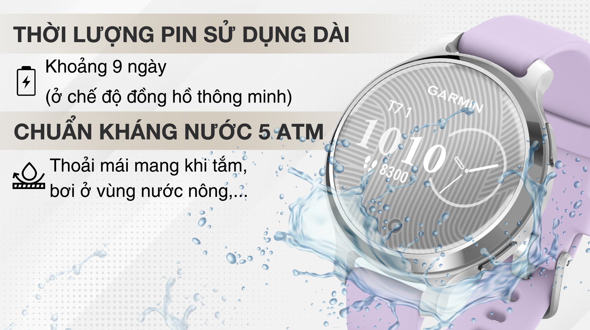 Garmin Lily 2 Active 38mm dây silicone