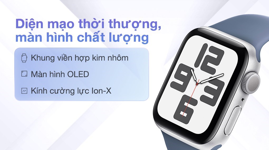 Apple Watch SE 2 GPS 40mm viền nhôm dây thể thao