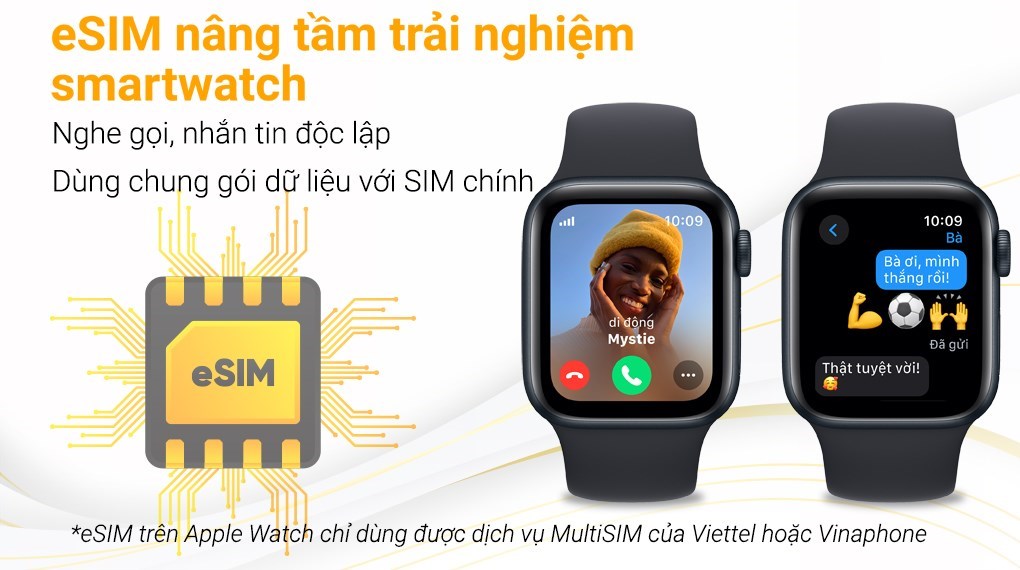 Apple Watch SE 2 GPS + Cellular 40mm viền nhôm