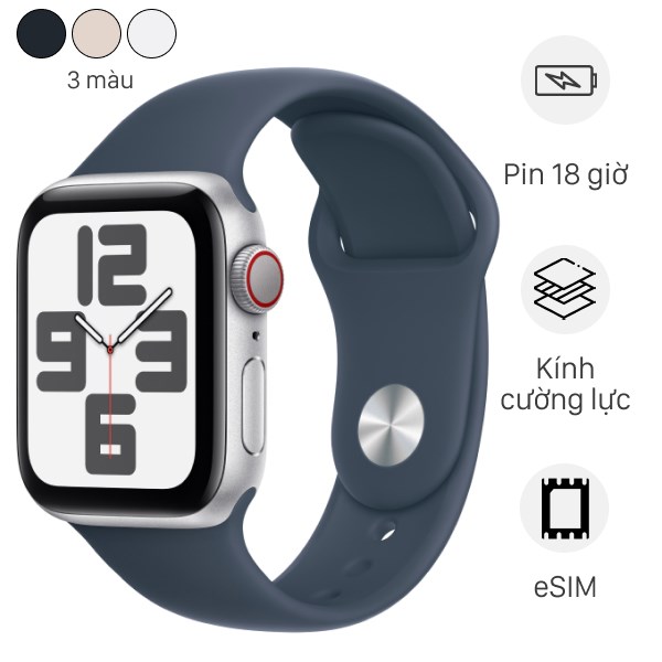 Apple Watch SE 2 GPS   Cellular 40mm viền nhôm