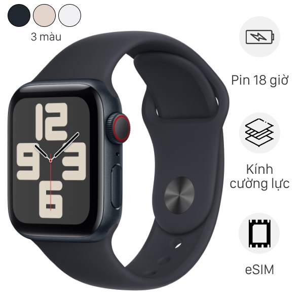 Apple Watch SE 2 GPS   Cellular 40mm viền nhôm