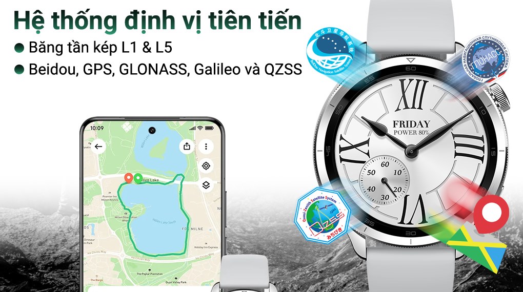 Xiaomi Watch S4 47mm dây silicone Bạc