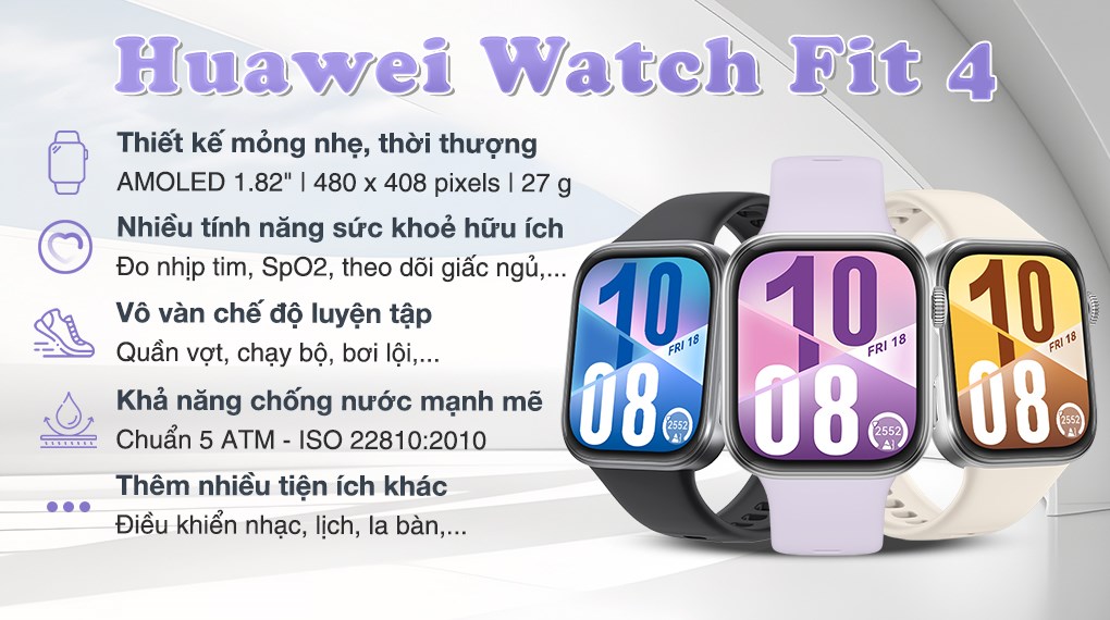 Huawei Watch Fit 4 43mm dây silicone