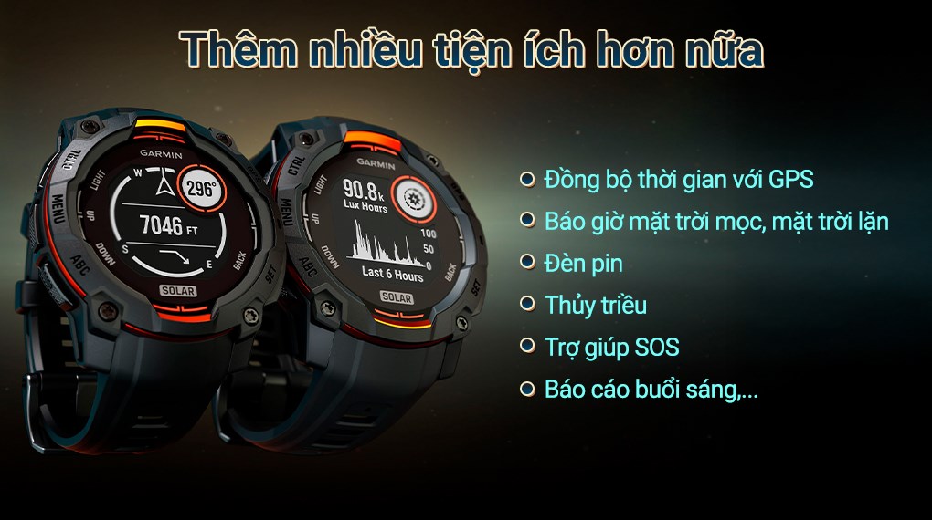 Garmin Instinct 3 Solar 50mm dây silicone