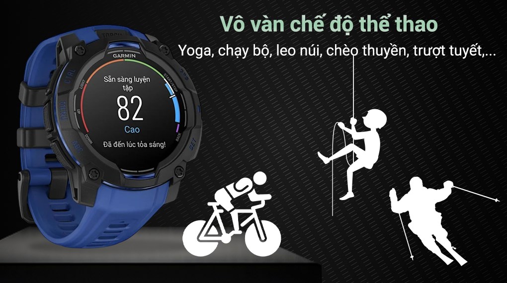 Garmin Instinct 3 45mm dây silicone