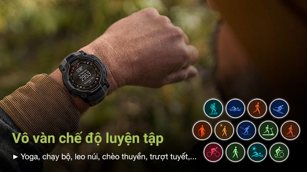 Garmin Instinct 3 50mm dây silicone