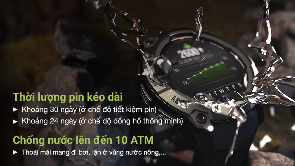 Garmin Instinct 3 50mm dây silicone