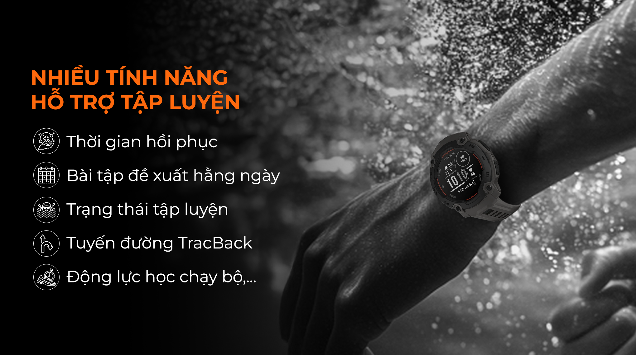 Garmin Instinct E 45mm dây silicone