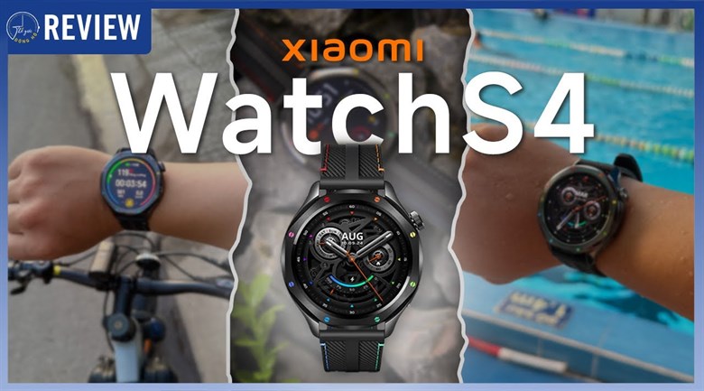 Xiaomi Watch S4 47mm dây silicone Đen Cầu Vồng