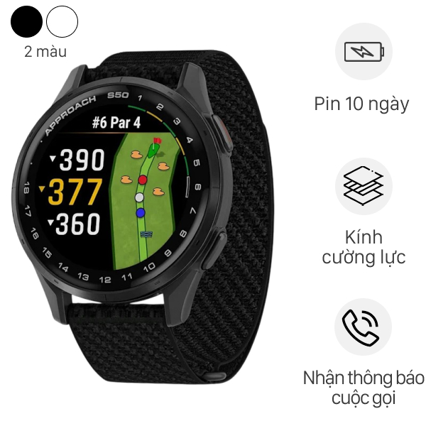 Garmin Approach S50 43mm dây nylon