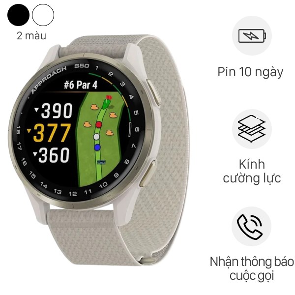 Garmin Approach S50 43mm dây nylon