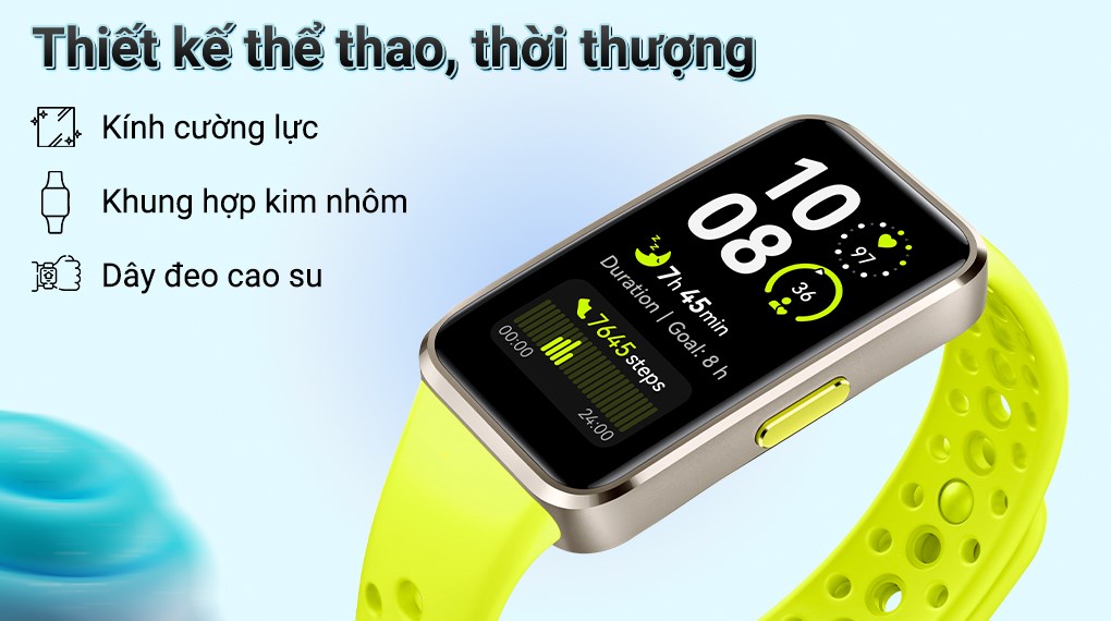Vòng đeo tay thông minh Huawei Band 10 viền nhôm