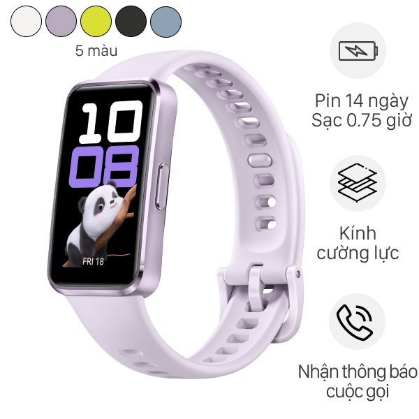 Vòng đeo tay thông minh Huawei Band 10 viền nhôm