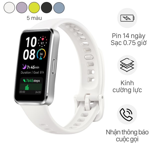 Vòng đeo tay thông minh Huawei Band 10 viền nhôm
