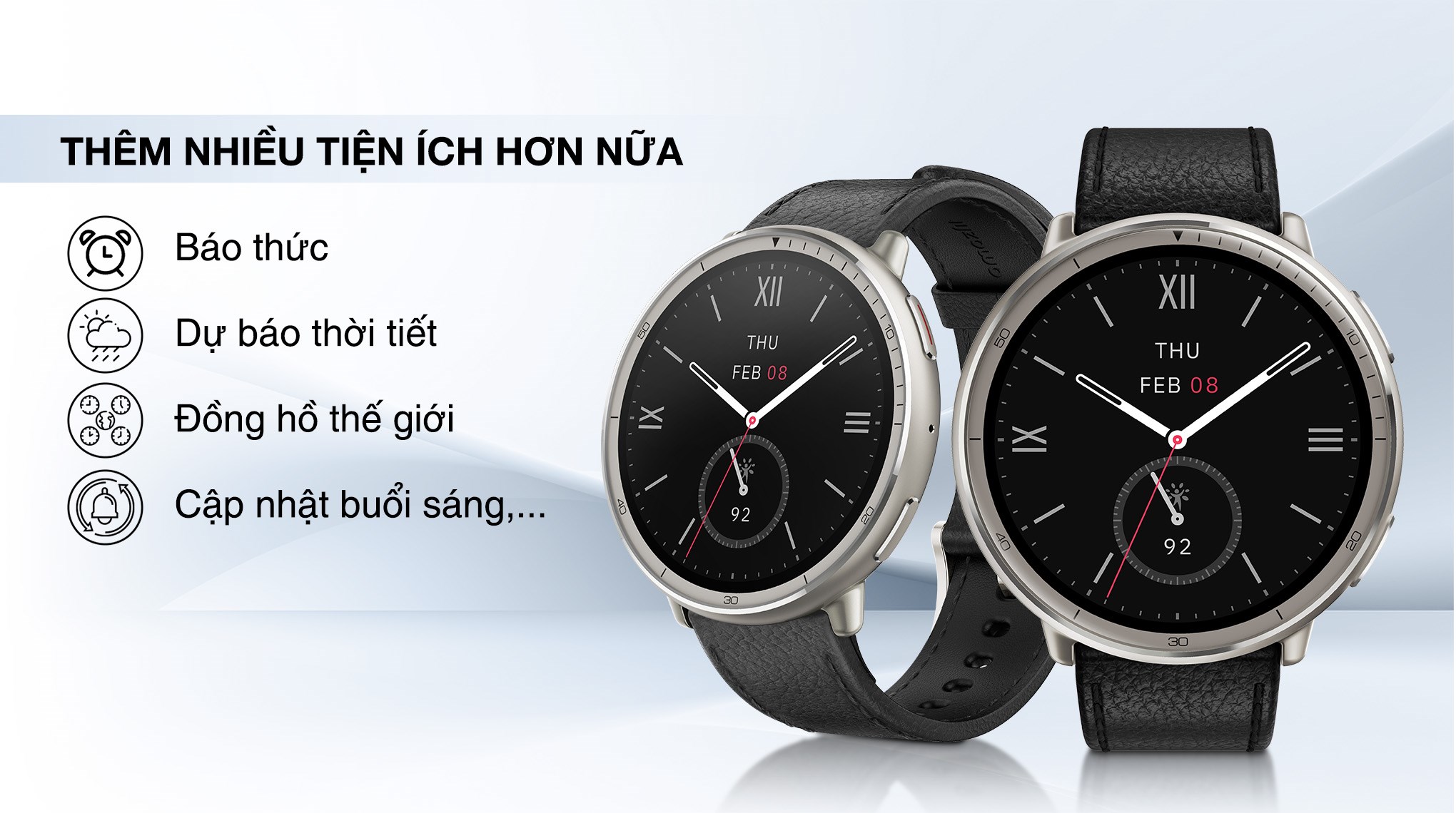 Amazfit Active 2 Sapphire 43.9mm dây da