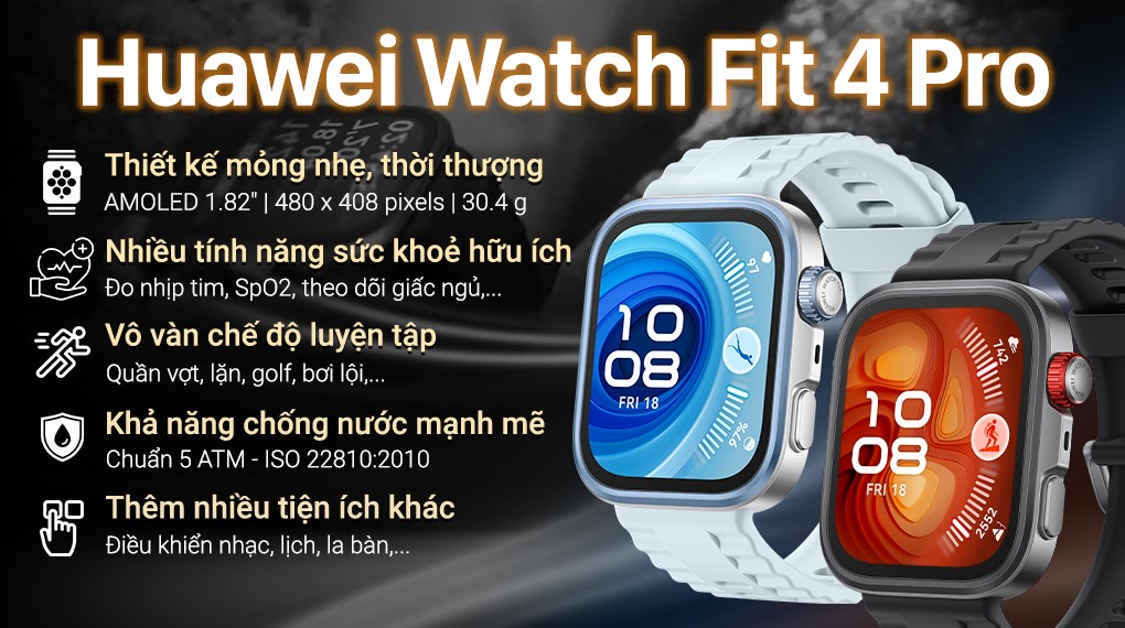 Huawei Watch Fit 4 Pro 44.5mm dây silicone