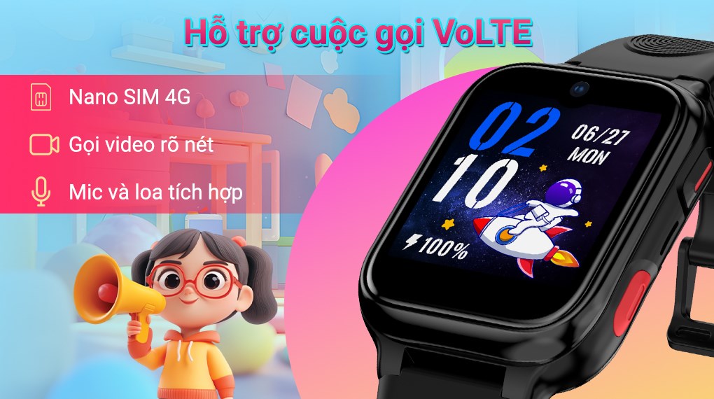 Đồng hồ định vị trẻ em Masstel Smart Hero 30