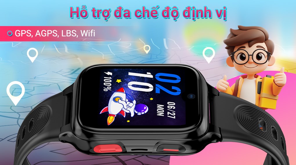 Đồng hồ định vị trẻ em Masstel Smart Hero 30