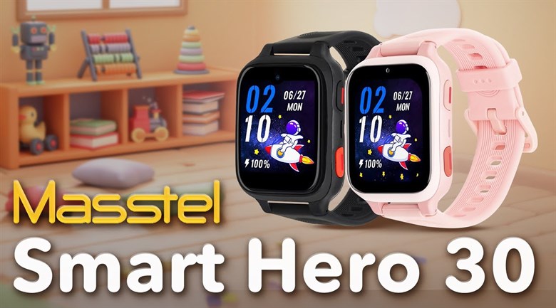 Đồng hồ định vị trẻ em Masstel Smart Hero 30