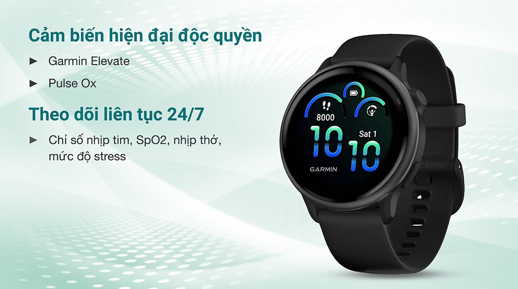 Garmin Vivoactive 6 42.2mm dây silicone