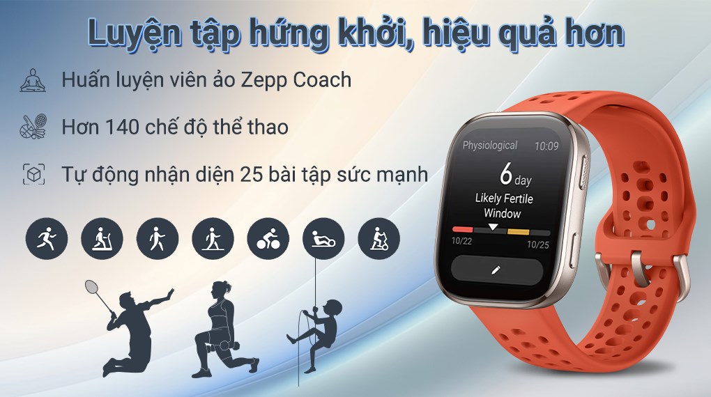 Amazfit Bip 6 46.3mm dây silicone