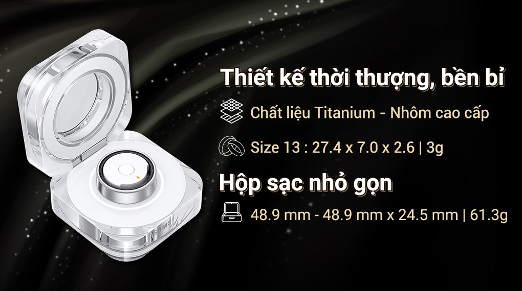Nhẫn thông minh Samsung Galaxy Ring Size 13