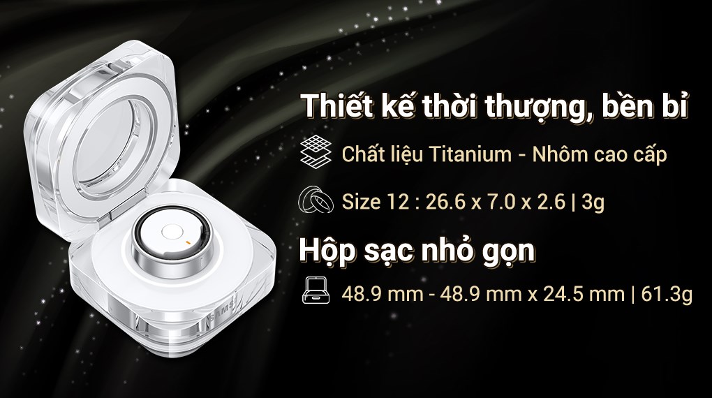 Nhẫn thông minh Samsung Galaxy Ring Size 12
