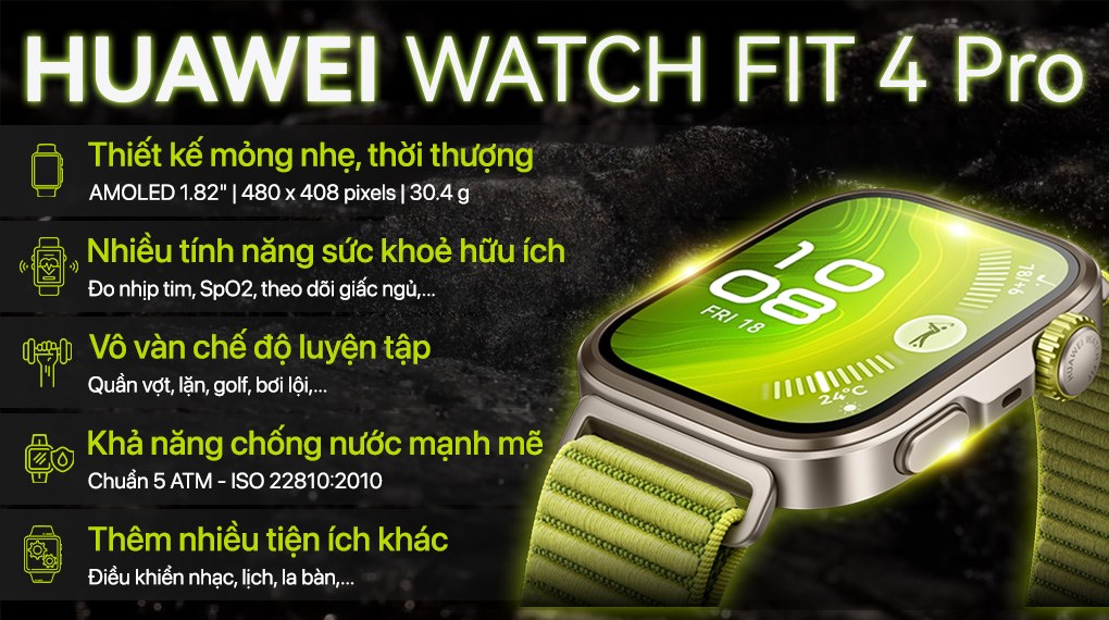Huawei Watch Fit 4 Pro 44.5mm dây nylon