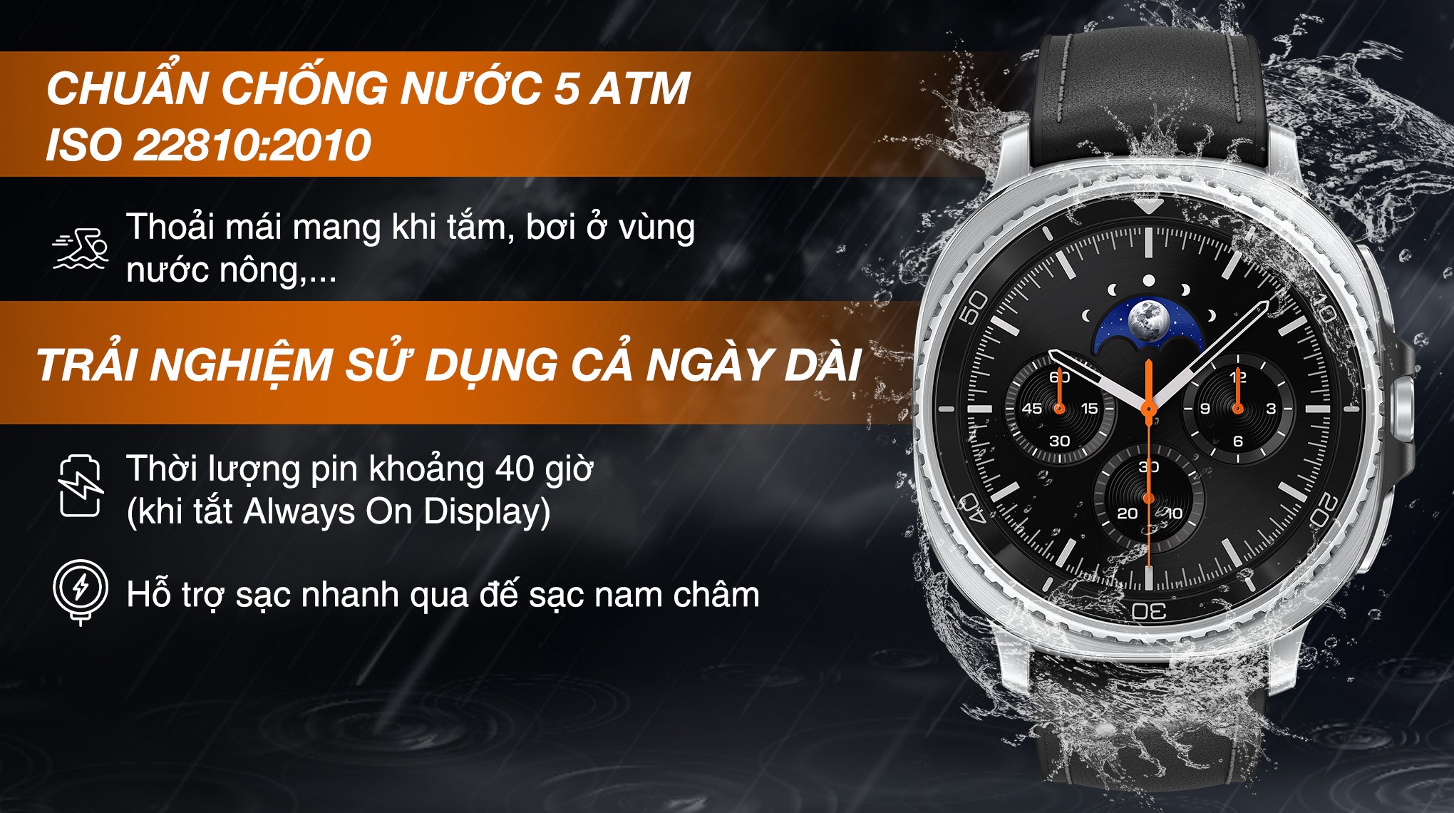 Samsung Galaxy Watch8 Classic 46mm dây da