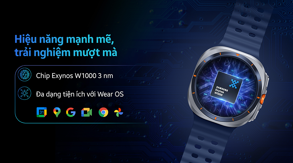 Samsung Galaxy Watch Ultra LTE 47mm (2025) dây silicone