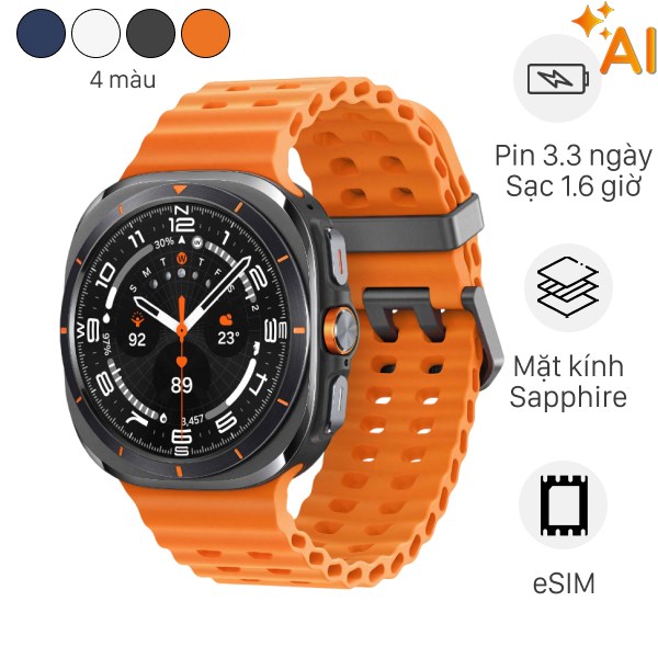 Samsung Galaxy Watch Ultra LTE 47mm (2025) dây silicone