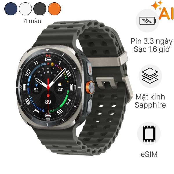 Samsung Galaxy Watch Ultra LTE 47mm (2025) dây silicone