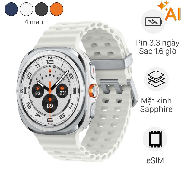 Samsung Galaxy Watch Ultra LTE 47mm (2025) dây silicone