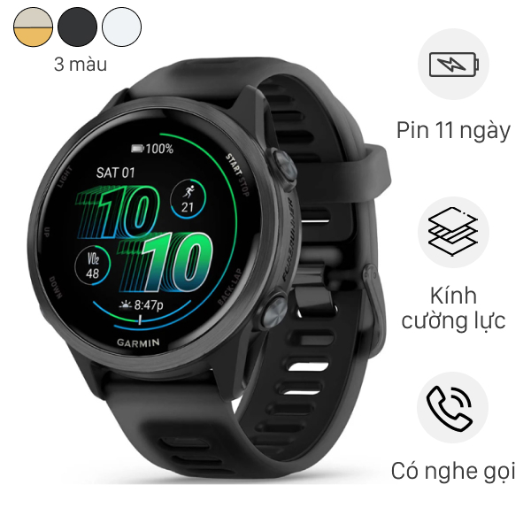 Garmin Forerunner 570 42.4mm dây silicone