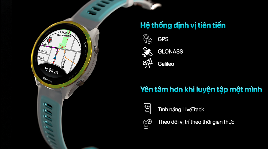 Garmin Forerunner 570 47mm dây silicone