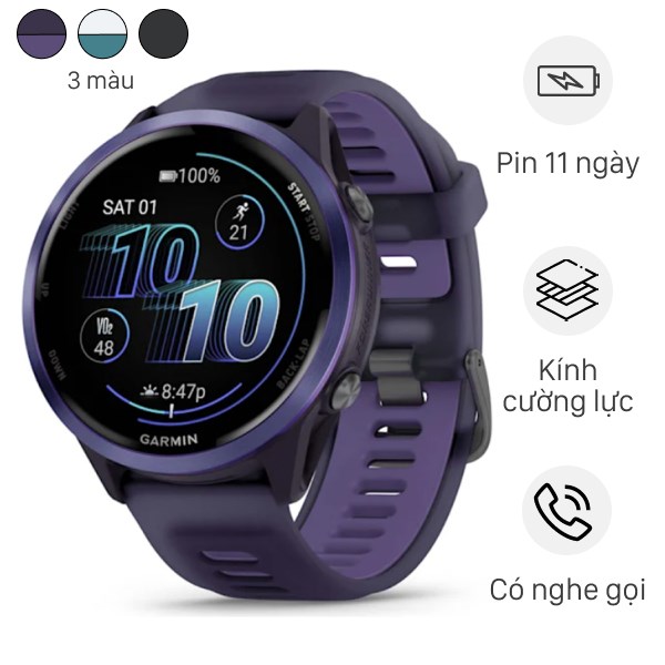 Garmin Forerunner 570 47mm dây silicone