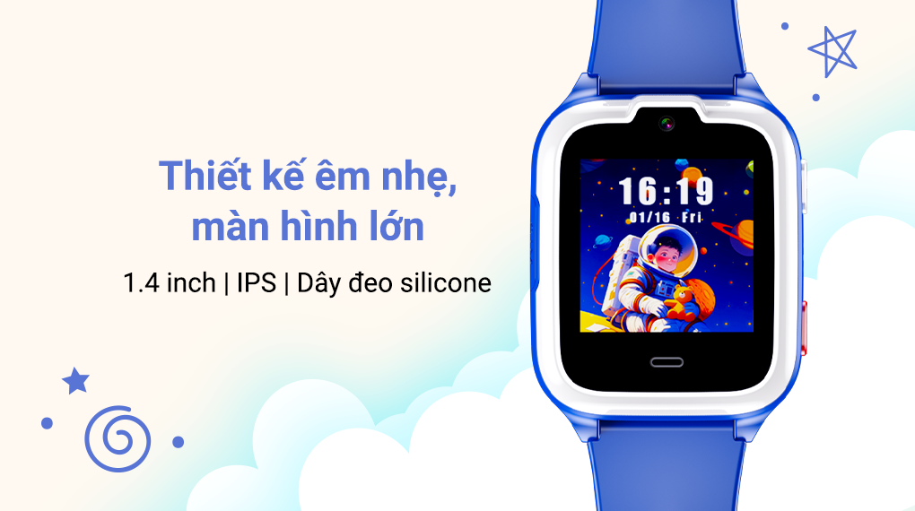 Đồng hồ định vị trẻ em Masstel Smart Hero Star