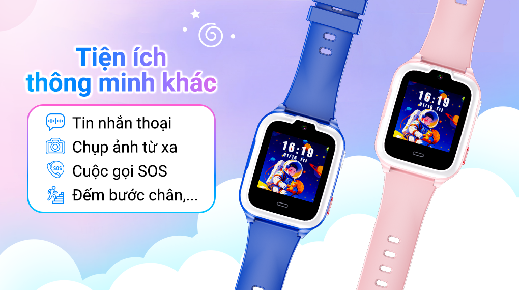 Đồng hồ định vị trẻ em Masstel Smart Hero Star