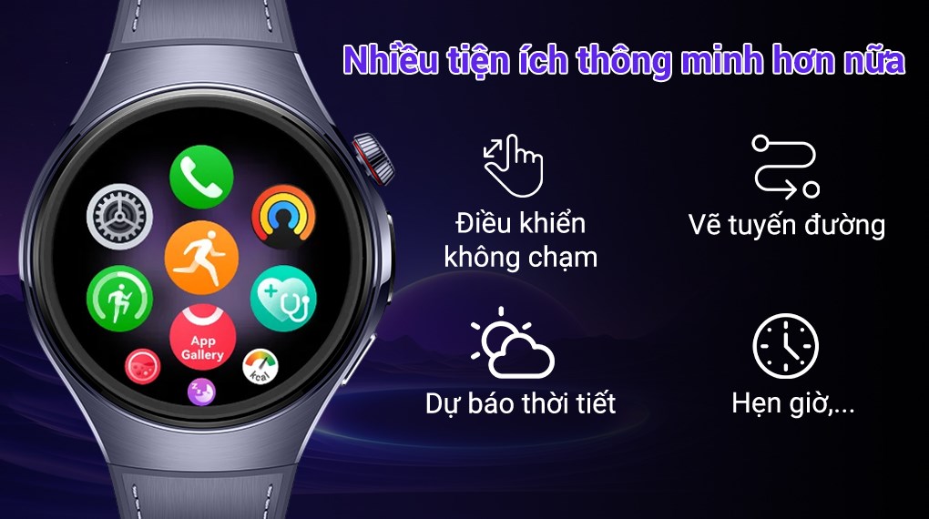 Huawei Watch 5 46mm viền Titanium dây composite