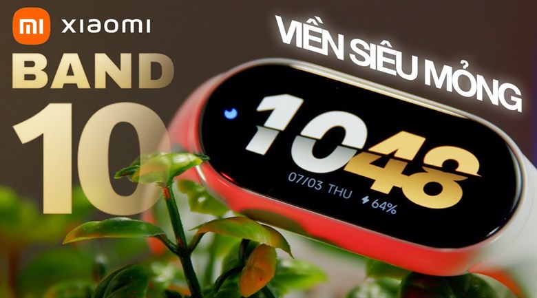 Vòng đeo tay thông minh Mi Band 10 viền gốm