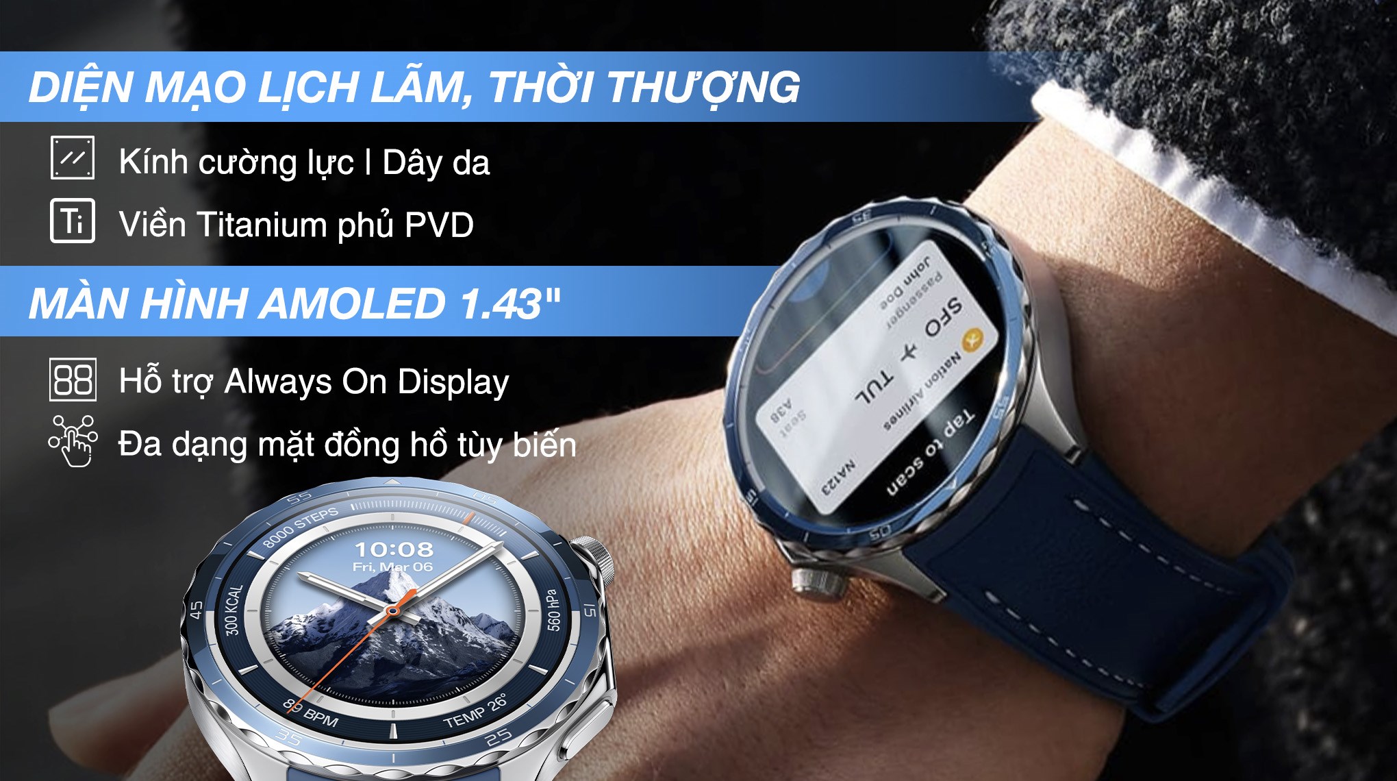 Oppo Watch X2 46mm dây da